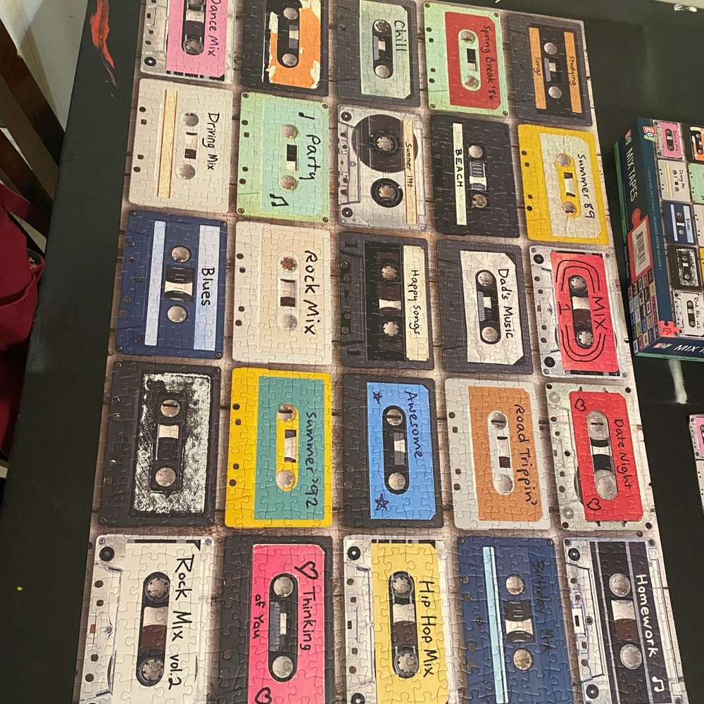Mix Tapes 1000 piece puzzle